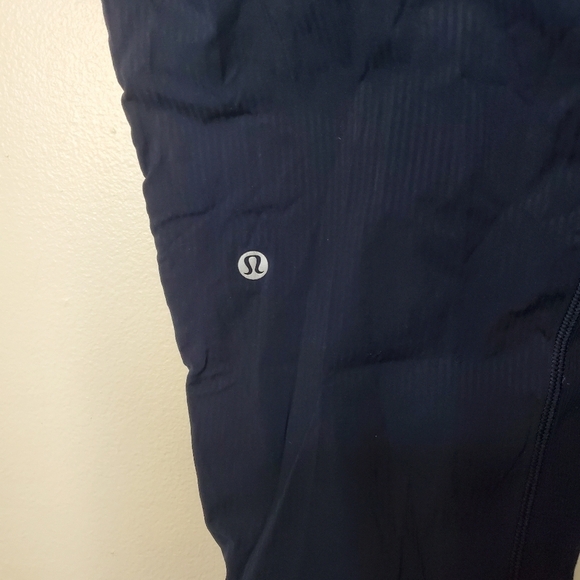 Lululemon Dance Studio Navy Pants Cropped Unlined Size 10 - Picture 6 of 11